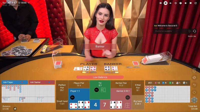 Baccarat live tạo cảm giác kiểm soát cho người chơi
