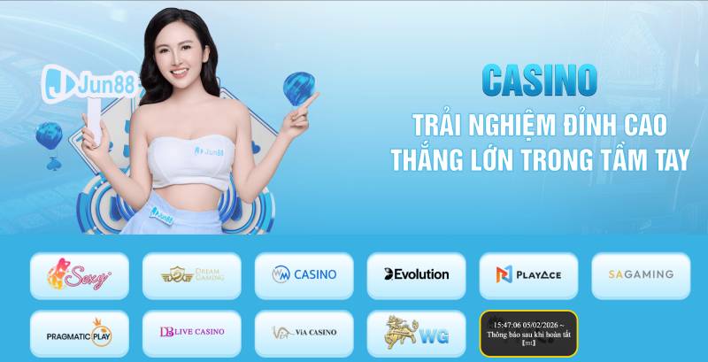 Bước 3: Vào thẳng sảnh baccarat sau khi đăng nhập
