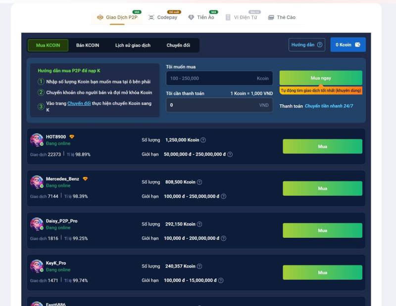 Đánh giá tốc độ nạp baccarat BIG88 được người chơi đánh giá cao