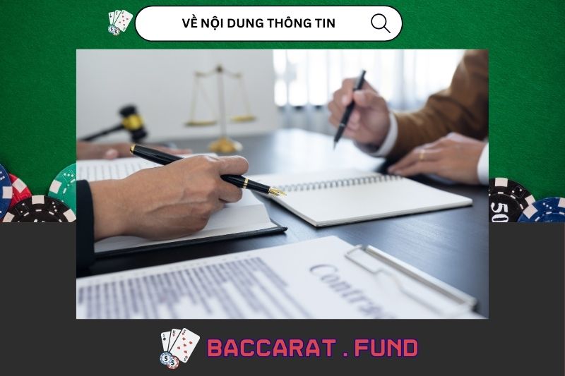 Miễn trừ trách nhiệm về nội dung thông tin
