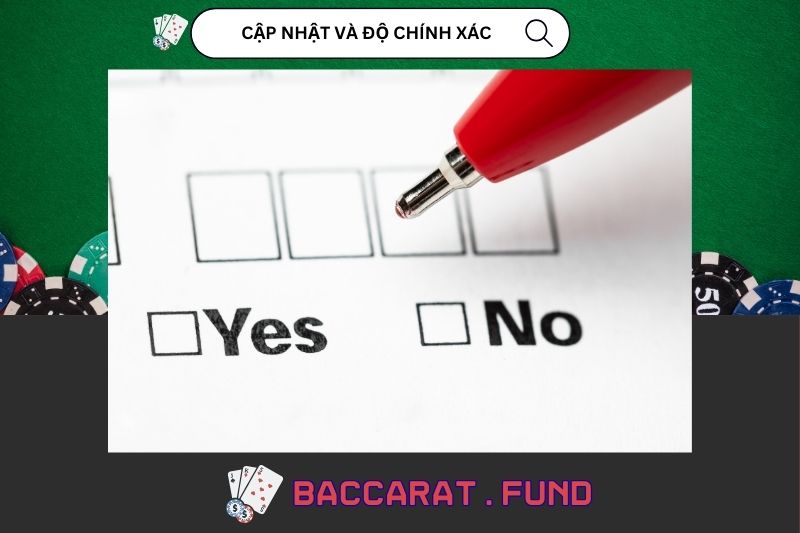 Miễn trừ trách nhiệm về tính cập nhật và độ chính xác