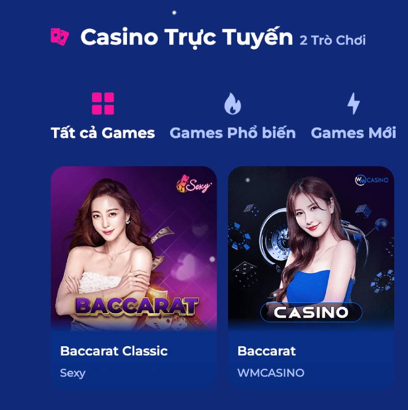 Trải nghiệm chơi khi vào sảnh baccarat HappyLuke