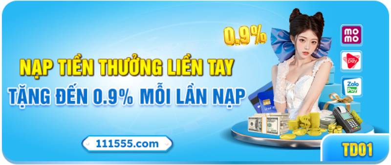 Ưu đãi nạp tiền chào mừng dành cho thành viên mới